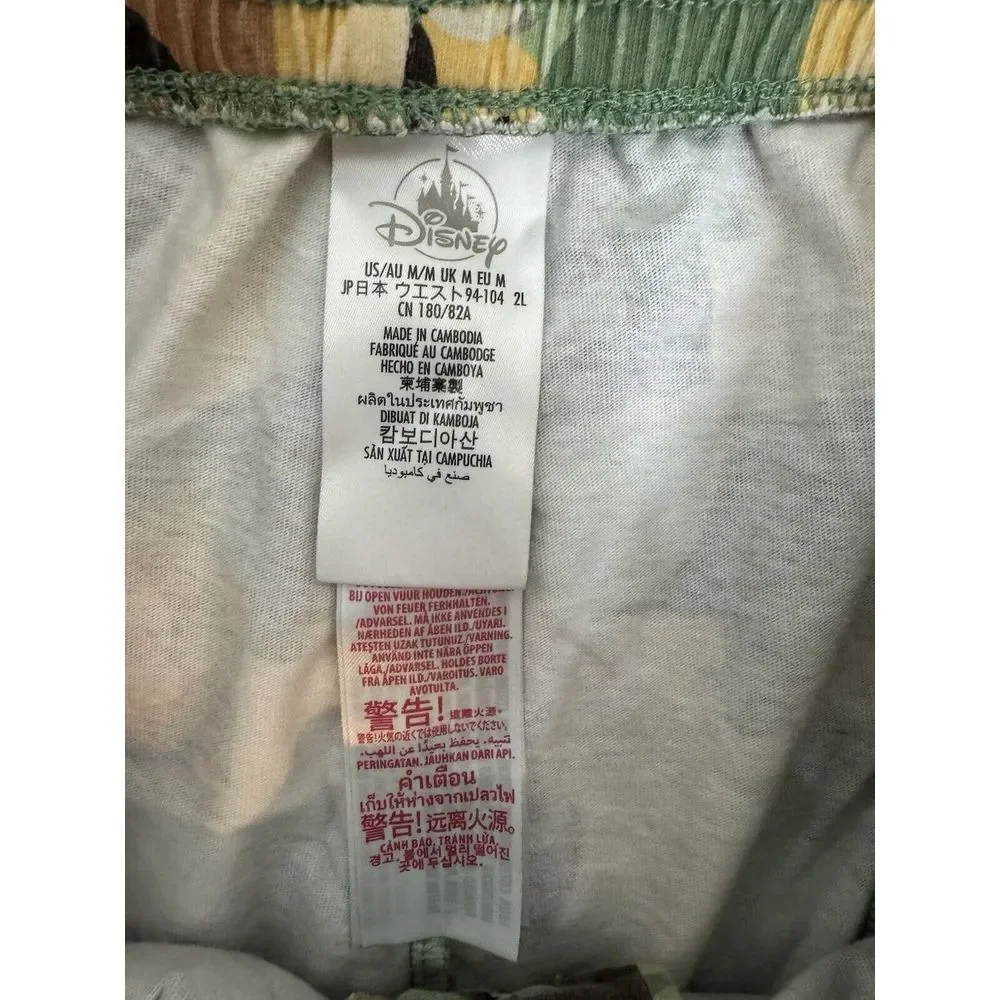 Disney Parks Flash Zootopia Pull On Cotton Pajama Pants Size M Drawstring Lounge - Picture 6 of 6